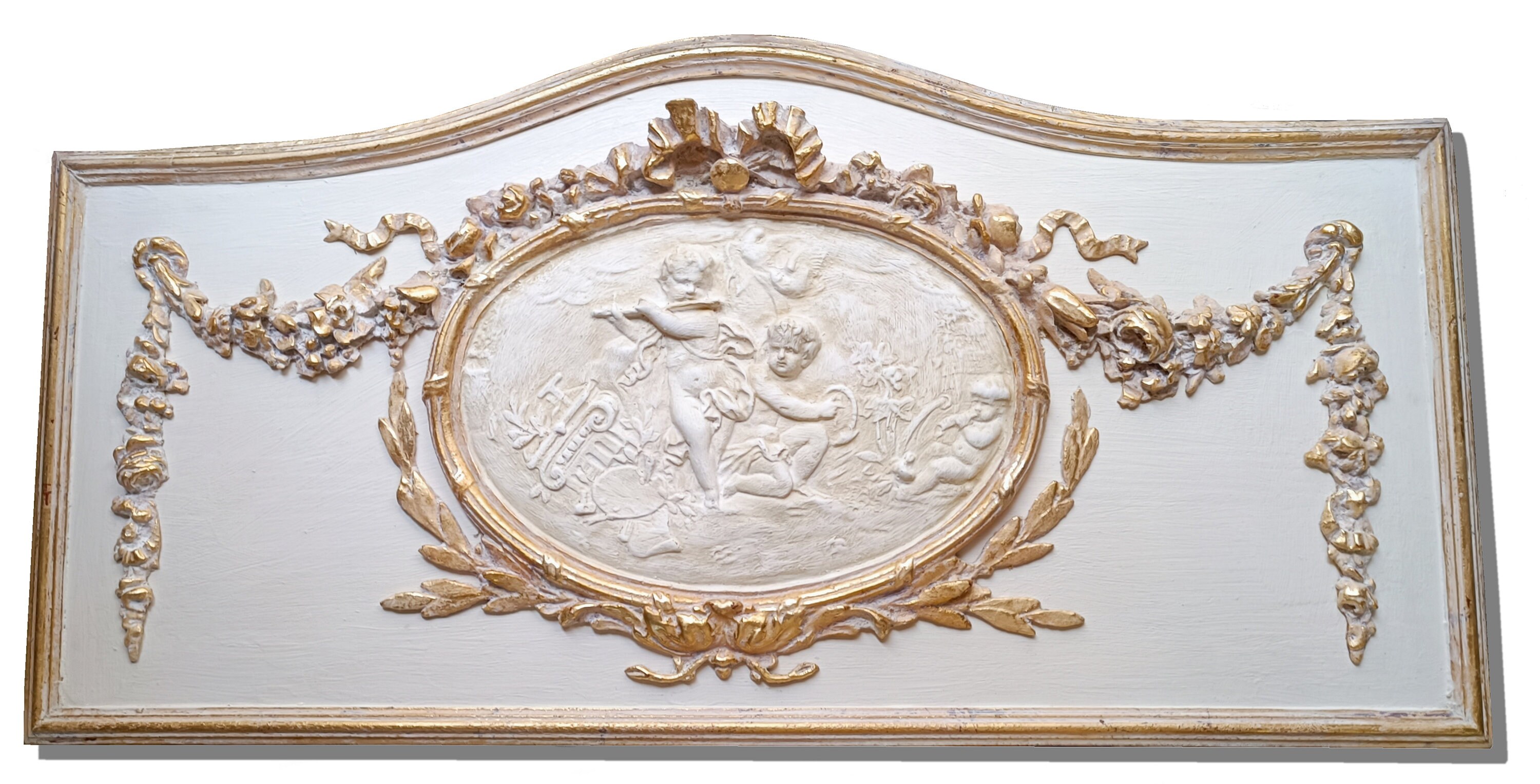Angel Panel French Decor French Vintage Door Angel Panel Pediment Wall Panel ...