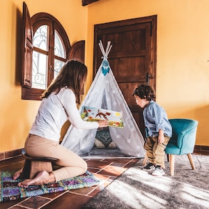 Better posture with our IKUKO bench for activities with children