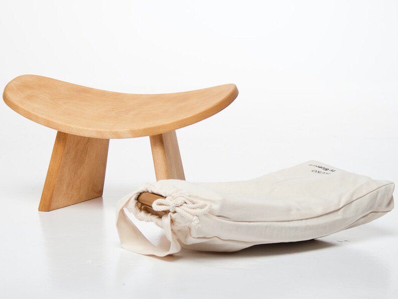 Bluecony® Meditation Bench IKUKO Original Wooden Portable Etsy Canada