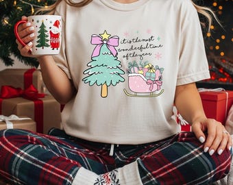 It's The Most Wonderful Time Of The Year Sweatshirt Gift For Christmas Lover, Retro Women's Christmas Sweater
