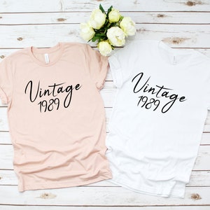 Vintage 1989 Shirt, 1989 T-Shirt, 32TH Birthday Shirt, 32TH Birthday Party, Custom Vintage T-shirt, Retro Birthday Shirt, Birthday Gift