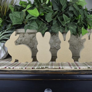Wood Letters DIY Alphabet Letters Free Standing Thick Unfinished Wood ...
