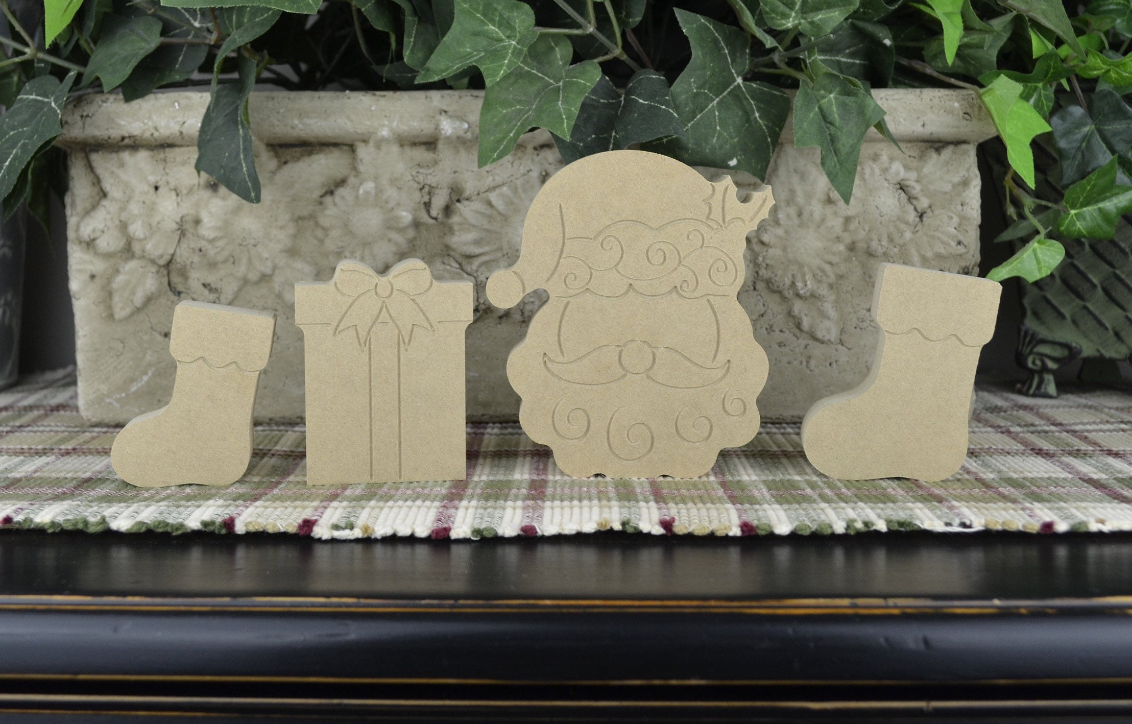 Gingerbread House Wood Cutout with a Gingerbread Man and Etsy