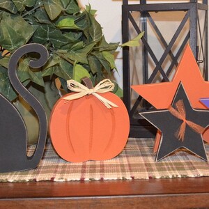 Bat Wood Craft- DIY Halloween Craft - Unfinished Fall Mantle Decorations- DIY Tiered Tray Wood Bat Craft- Bat Cutout- Bat Decoration Bild 3