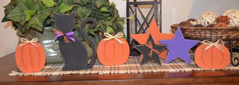 Bat Wood Craft- DIY Halloween Craft - Unfinished Fall Mantle Decorations- DIY Tiered Tray Wood Bat Craft- Bat Cutout- Bat Decoration Bild 3