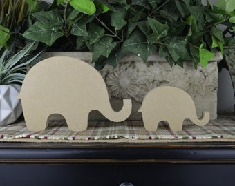 Elephant Wood Cutout- DIY Elephant Craft- Unfinished Elephant Wood Cutout- 3/4" Wood- Elephant for Nursery- Elephant Decor for Child's Room