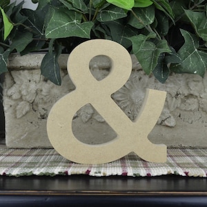 And & symbol ampersand Metal Steel Script Sign 4.5x6 Inches Word Art DIY  Paint Project Rustic or Powder Coated Finish -  Portugal