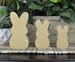 DIY Wood Bunny Cutout- Free Standing- Wood Craft- Craft for kids- Tiered Tray Decor for Easter- Spring Home Decoration- DIY Bunny 