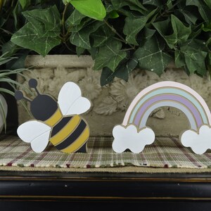 Spring Word Cutout- Free Standing- Spring Wood Craft- Tiered Tray Decor ...