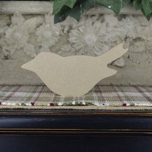 Bird Cutout- Spring Wood Craft for Kids- DIY Unfinished Wood Bird- Spring Mantle Home Decor- MDF wood- Bird Craft