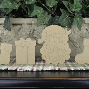 Bat Wood Craft- DIY Halloween Craft - Unfinished Fall Mantle Decorations- DIY Tiered Tray Wood Bat Craft- Bat Cutout- Bat Decoration Bild 10