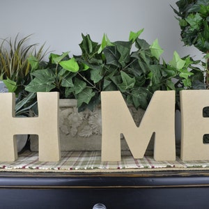 DIY Letras intercambiables para el hogar- Decoración de temporada de madera sin terminar- Decoraciones navideñas para estantes- Independientes- Casa de campo rústica-