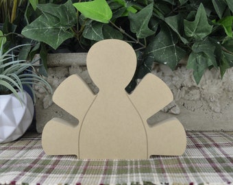 Turkey Cutout- DIY Wood Thanksgiving Craft- Free Standing- Unfinished Fall Mantle Decor- Thanksgiving Craft for Kids- Farmhouse Decor