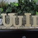 Wood Letters DIY Alphabet Letters Free Standing Thick Unfinished Wood ...