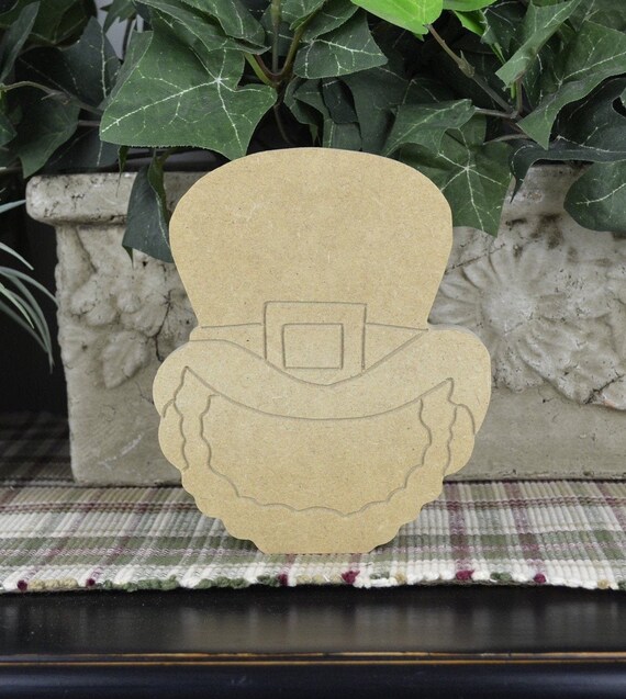 DIY Leprechaun Craft-  Craft for Kids- St Patricks Unfinished- Spring Home Decor- St Paddy’s Day- Leprechaun Wood Cutout