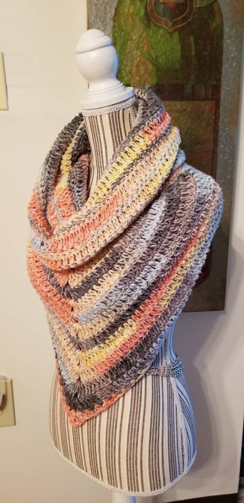 wild oleander hooded scarf crochet pattern
