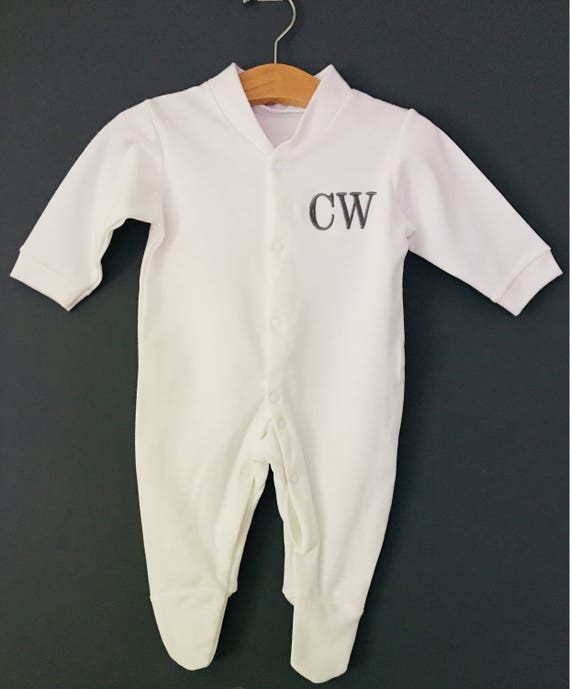 personalized baby sleepsuits