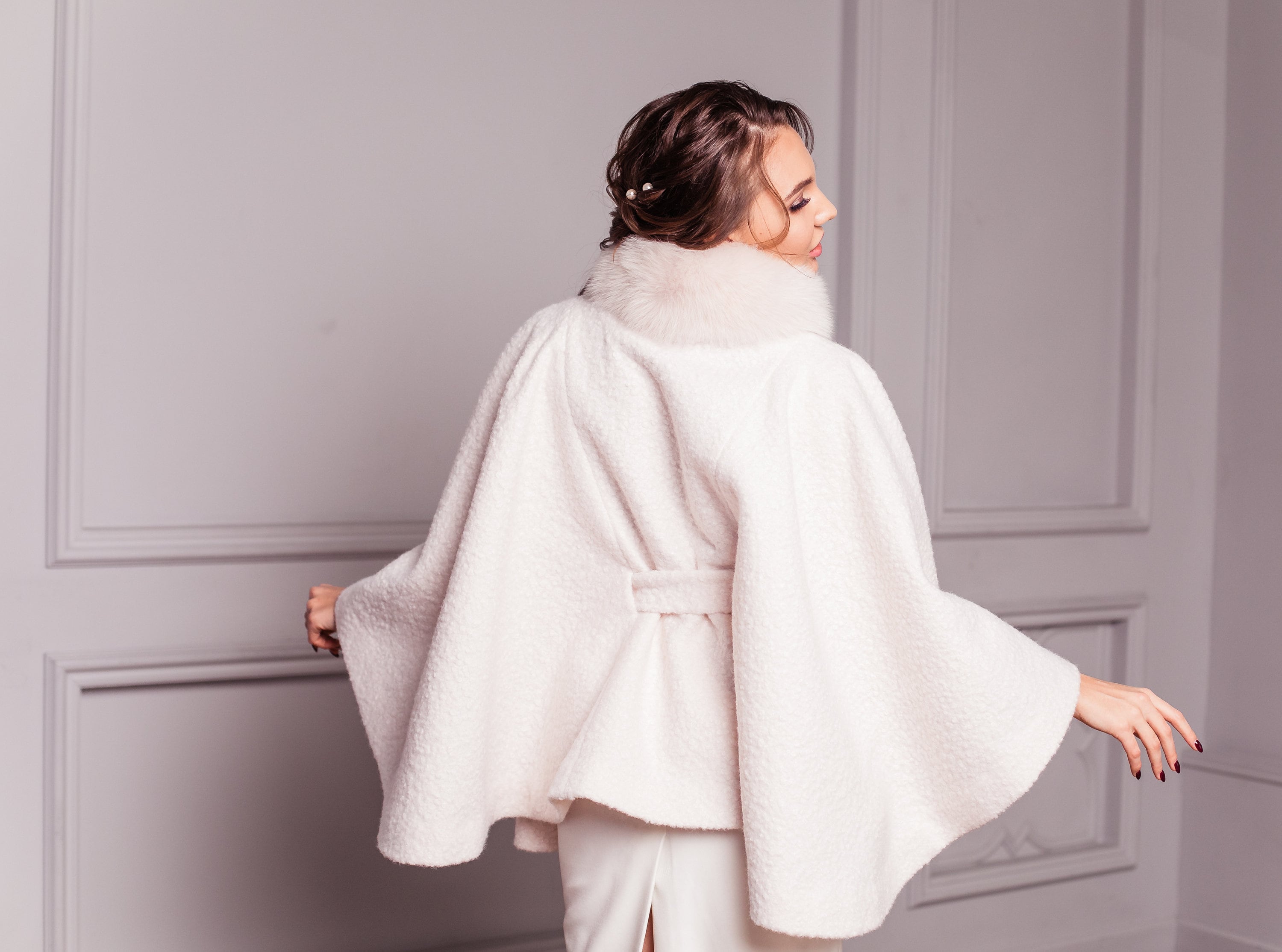 Winter Wedding Coat for Bride Bridal Jacket for Wedding Etsy