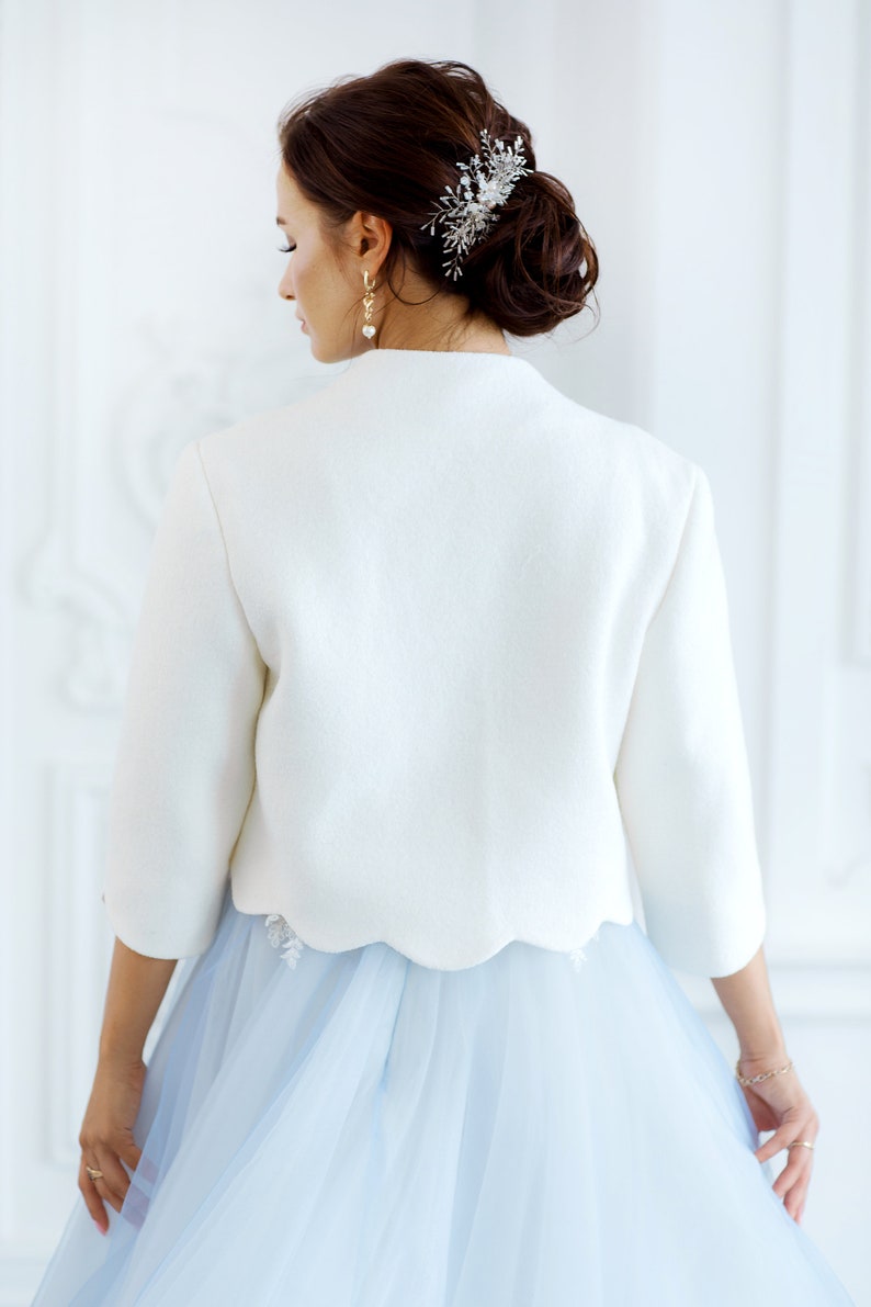 Bridal Jacket for Winter Wedding Dress Ivory Bridal Coat - Etsy