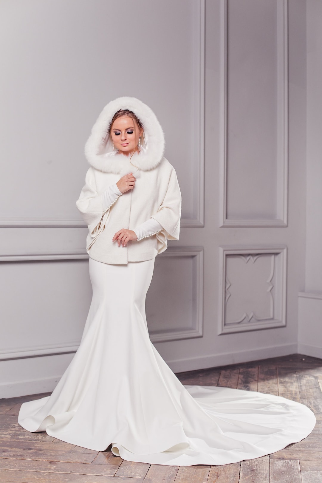 Jacke Fur Brautkleid Winter