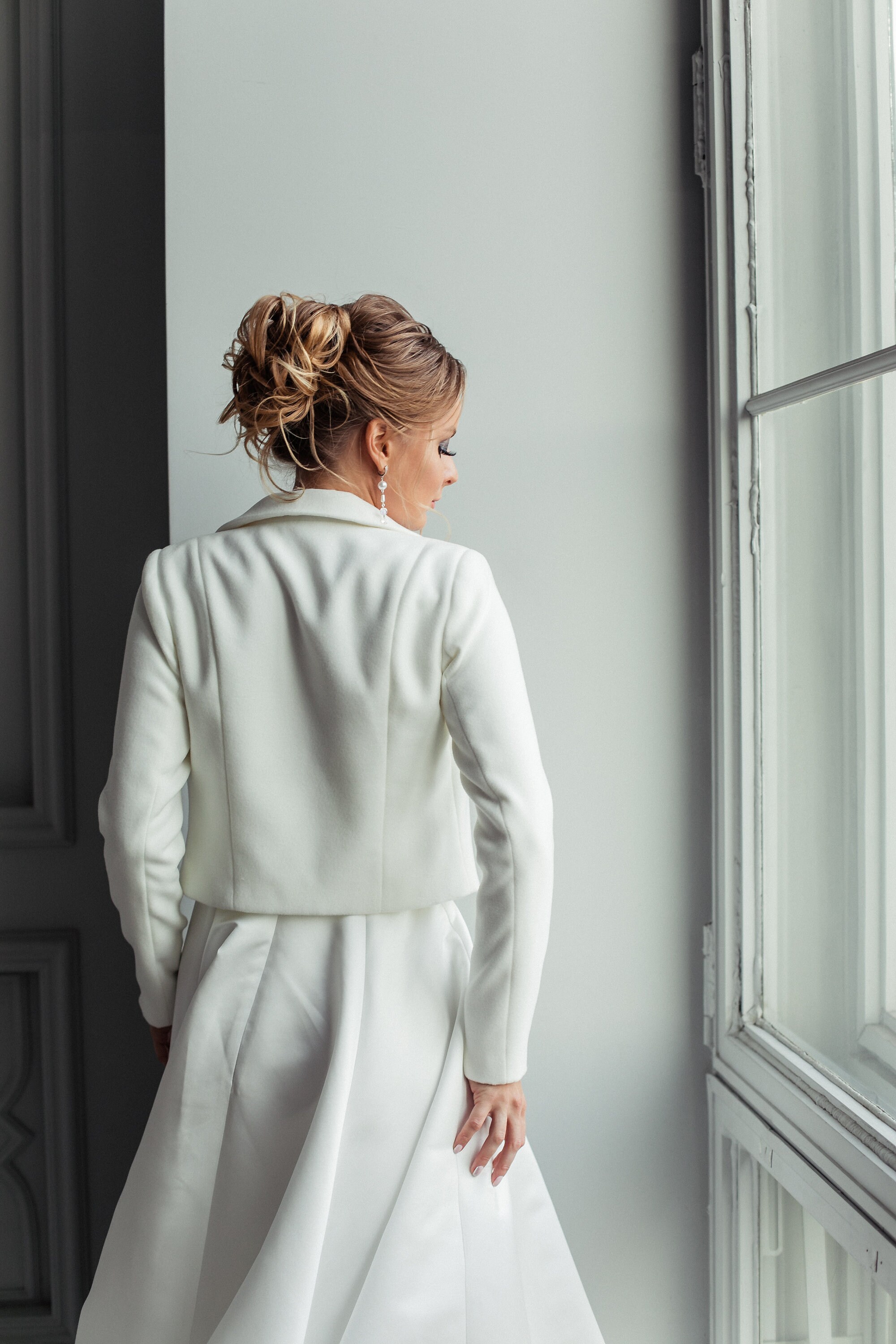 Bridal Jacket for Winter Wedding Dress Wedding Coat for Bride