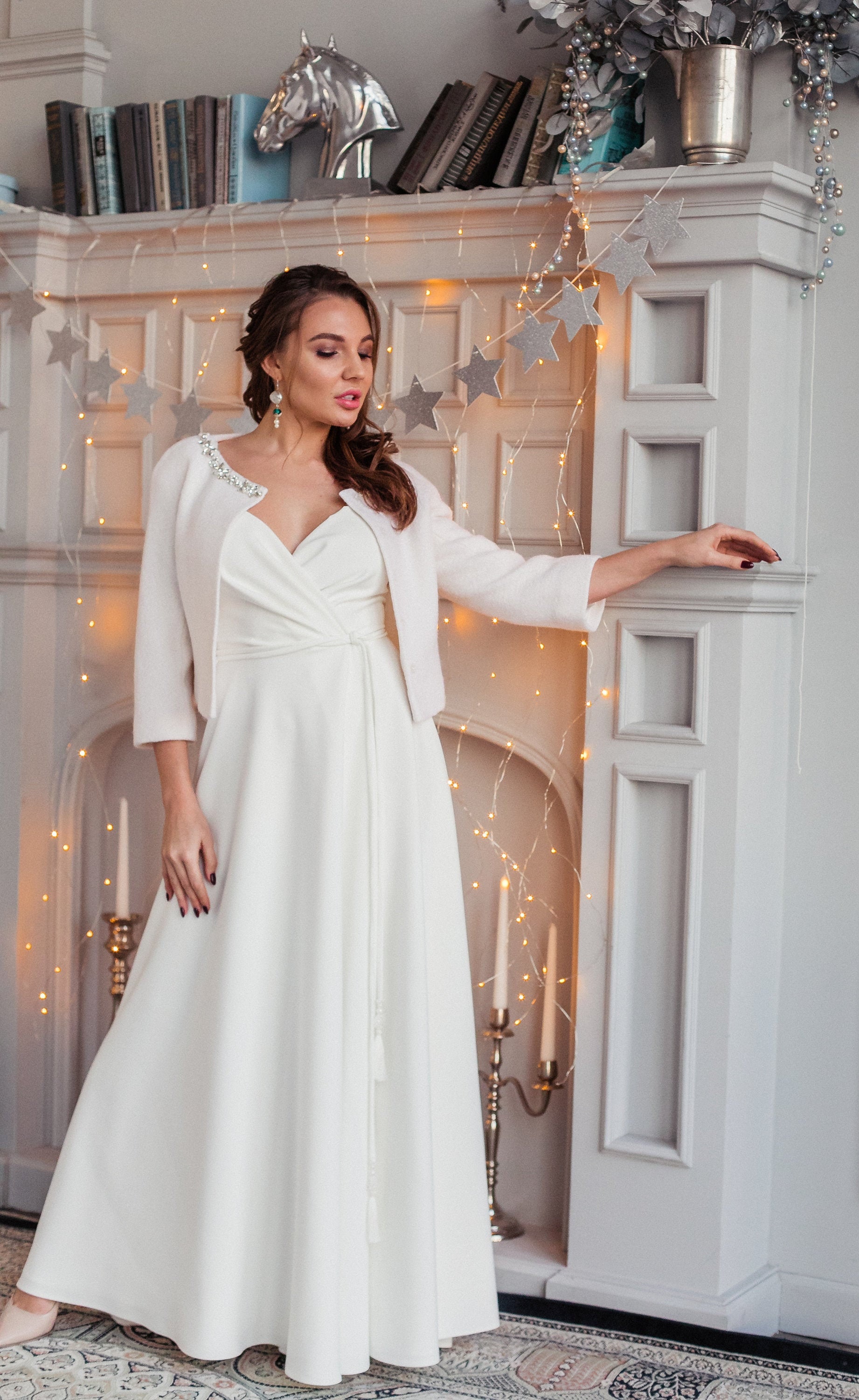 Wedding Coat for Winter Wedding Wedding Dress Bridal Jacket Etsy