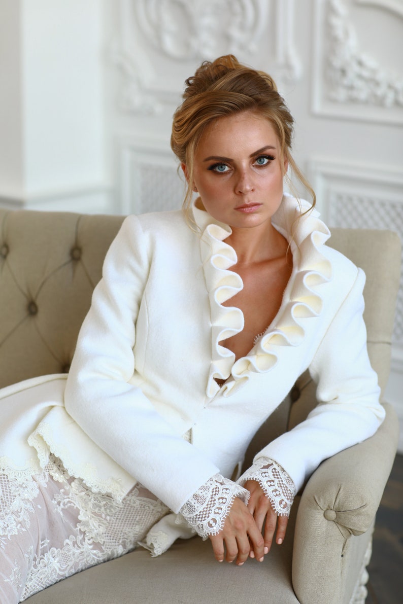 Wedding Coat Bridal Jacket Winter Wedding Bridal Coat for Etsy UK