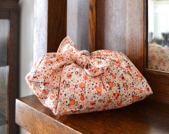 Speckled Bento Bag - Origami Bag - Lunch Bag - Project Bag - Zero Waste Gift Wrapping - Packing Cube