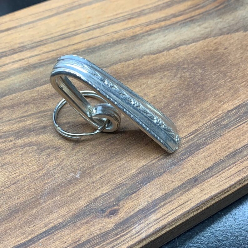 Vintage Purse Hook Clip Silver Key Finder Key Ring Keychain Etsy