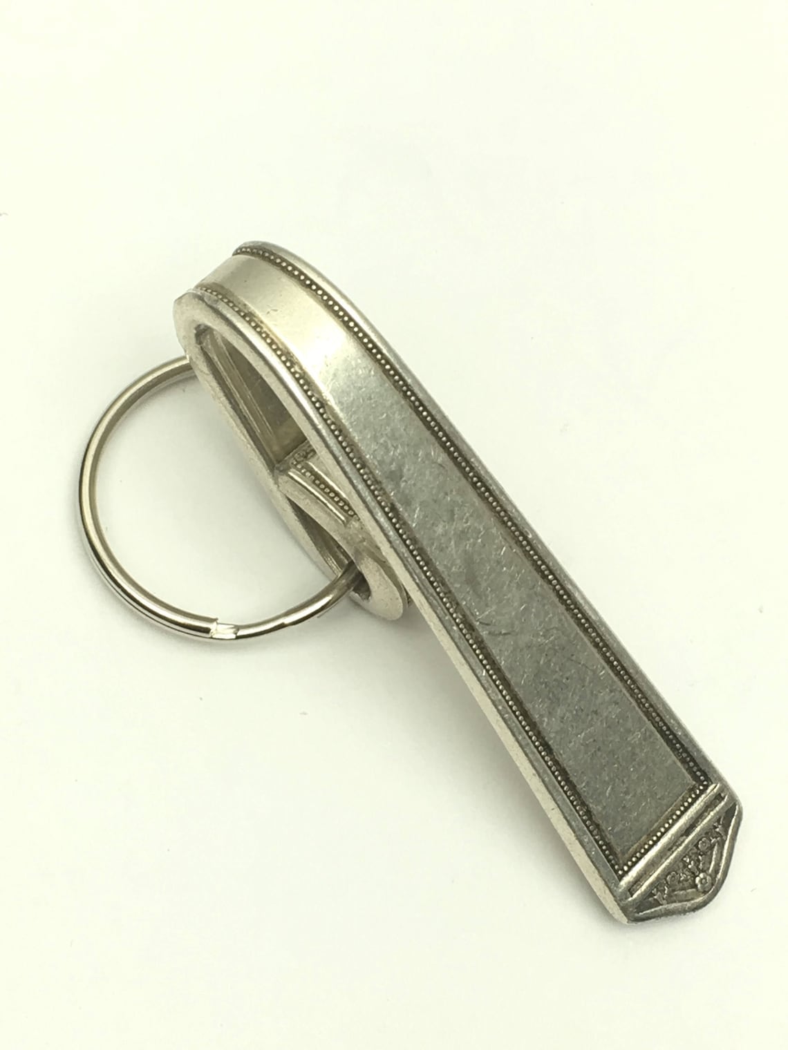 Vintage Purse Hook Clip Silver Key Finder Key Ring Keychain Etsy