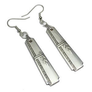 Spoon Earrings 1938 Oneida Prestige Grenoble Antique Vintage Silverplate Silverware Gift