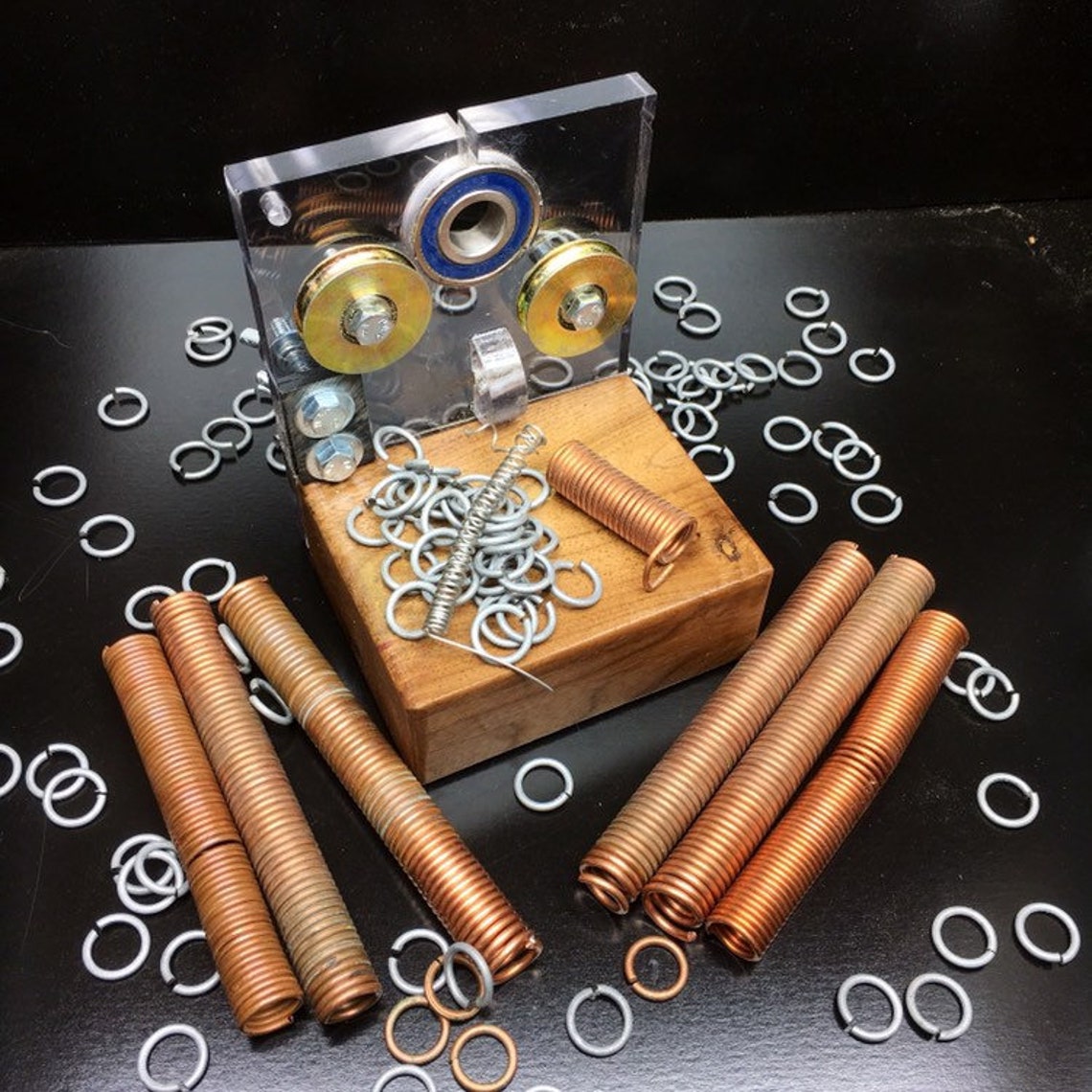 Heavy Duty Jump Ring Coil Maker. Mandrels up to 5/8 OD. Works Etsy