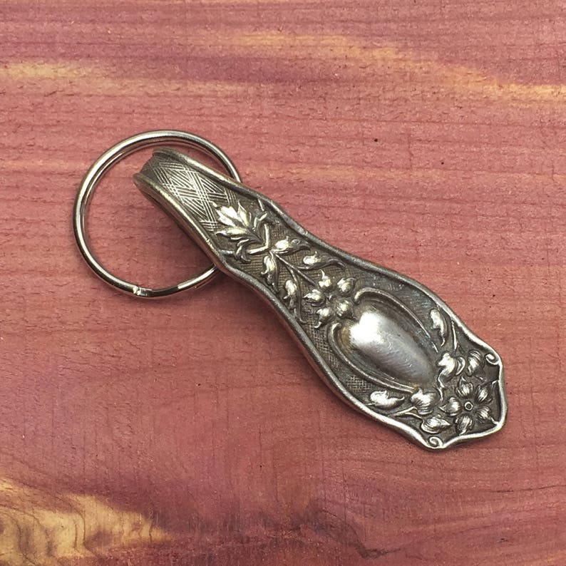 Vintage Silver Purse Hook Key Finder Key Holder Ring Upcycle Etsy
