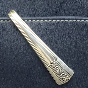 Purse Hook Silver Art Deco Rogers Louisiane Key Finder Key Ring Keychain Silverplate Silverwear