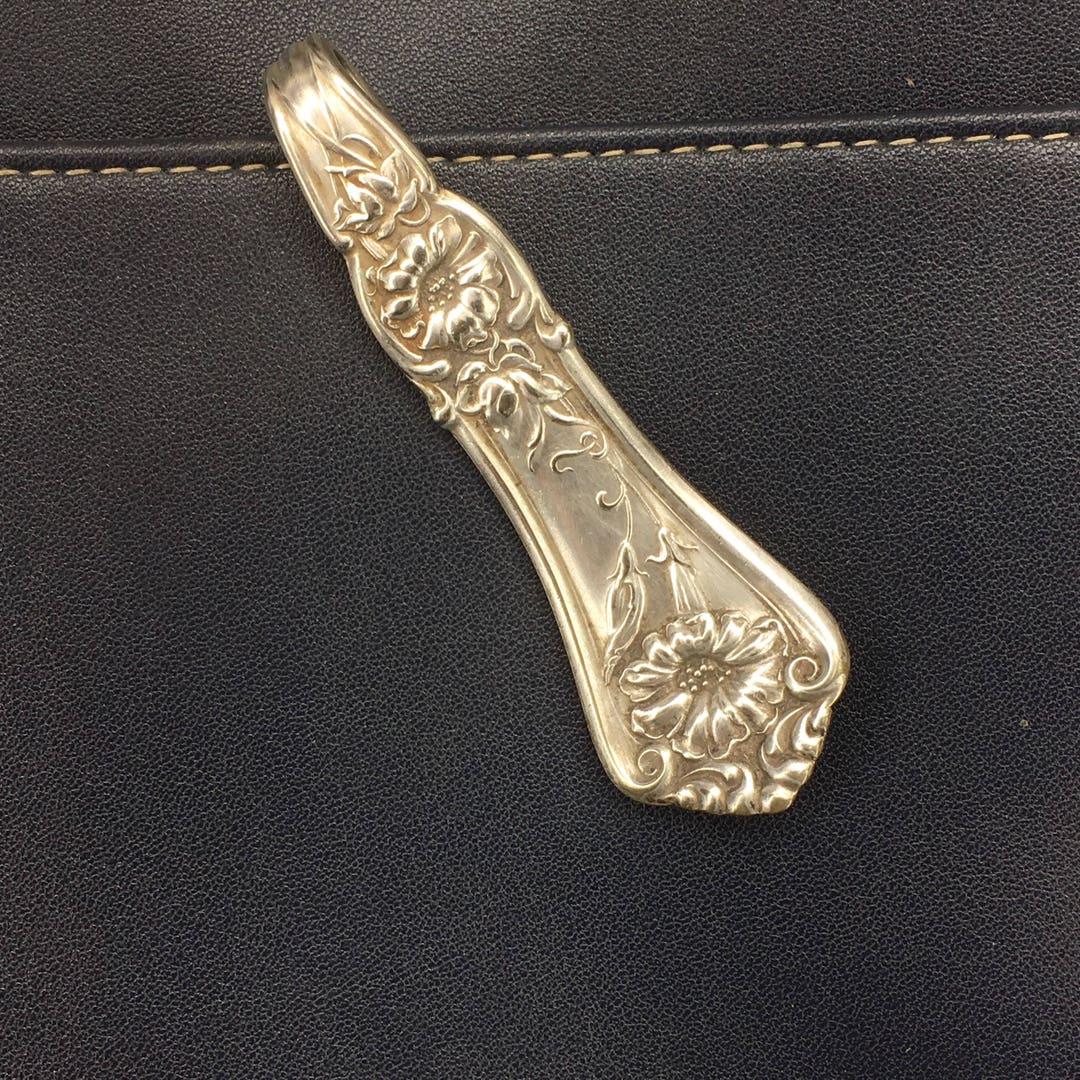 Vintage Silver Purse Hook Key Finder Key Holder Ring Upcycle Etsy