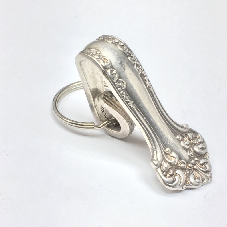 Purse Hook Clip Vintage Silver Key Finder Key Ring Keychain Etsy