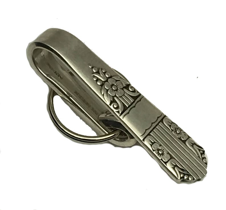 Purse Hook Key Finder Key Ring Keychain Silverplate Silverwear Etsy