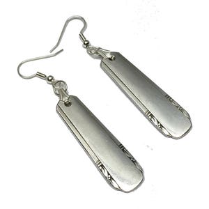 Spoon Earrings 1926 Tudor Oneida Community Elaine Antique Vintage Silverplate Silverware Gift