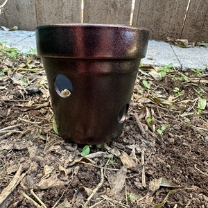 4” Inch Orchid Pot Colors Available Terra Cotta With Holes