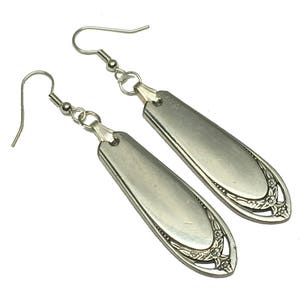 Spoon Earrings 1936 Lovelace by International silver Antique Vintage Silverplate Silverware Gift