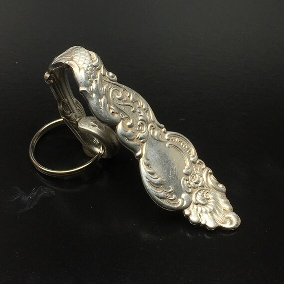 Rare Purse Hook Clip Vintage Silver Key Finder Key Ring Keychain Silverplate Silverware Antique Heavy Rogers Columbia Etsy Canada