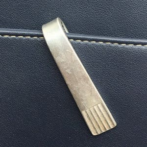 Vintage Purse Hook Clip Silver Key Finder Key Ring Keychain Silverplate Silverware Antique