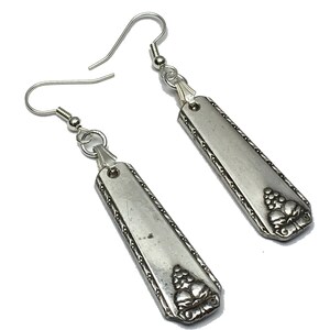 Spoon Earrings 1945 Oneida Prestige Bordeaux Antique Vintage Silverplate Silverware Gift