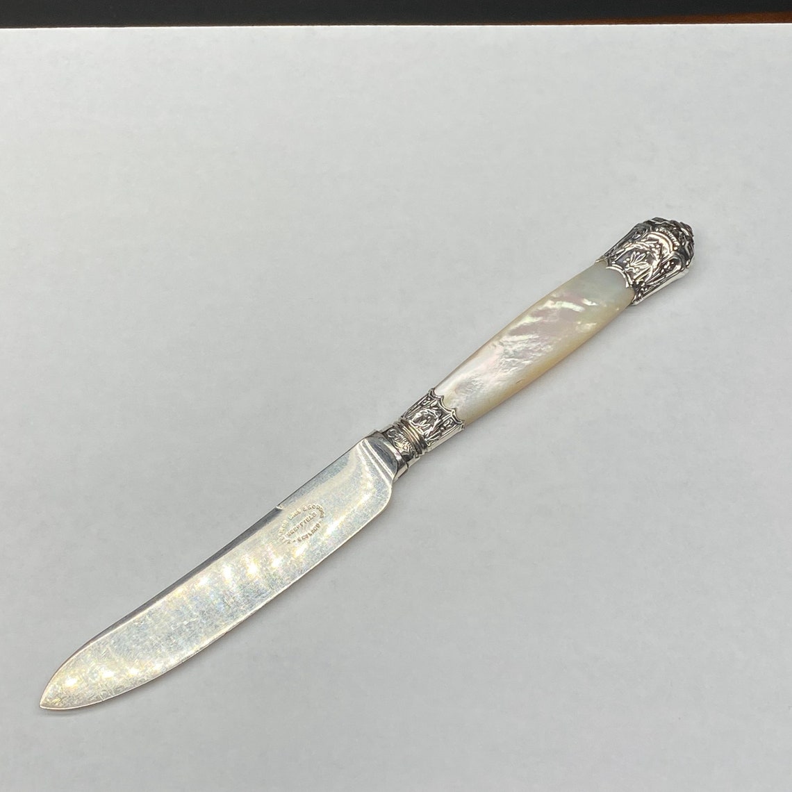 1 Rare Fancy Letter Opener Sterling & Plated Vtg Repurposed Etsy