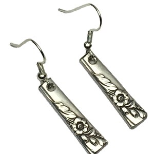 Spoon Earrings Stem of 1950 Bridal Wreath by Oneida silver Antique Vintage Silverplate Silverware Gift