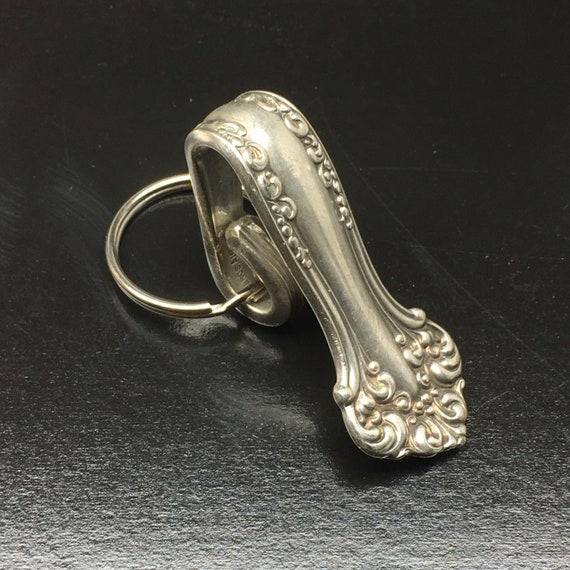 Purse Hook Clip Vintage Silver Key Finder Key Ring Keychain | Etsy