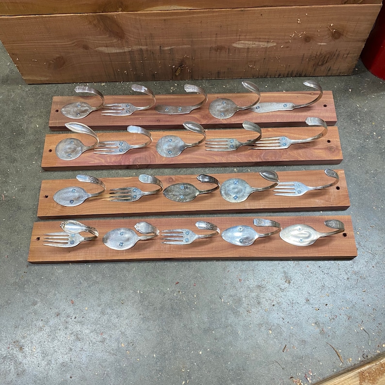 1 to 10 Rolling Pin Wall Rack Hanger Assorted Hooks Hangers Etsy