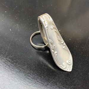 Rare Vintage Purse Hook Silver Key Finder Key Ring Keychain Silverplate Silverware Antique Tie Bar Money Clip German Rostfrei
