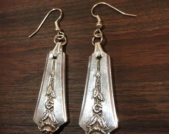 Spoon Earrings Spring Garden Silverplate