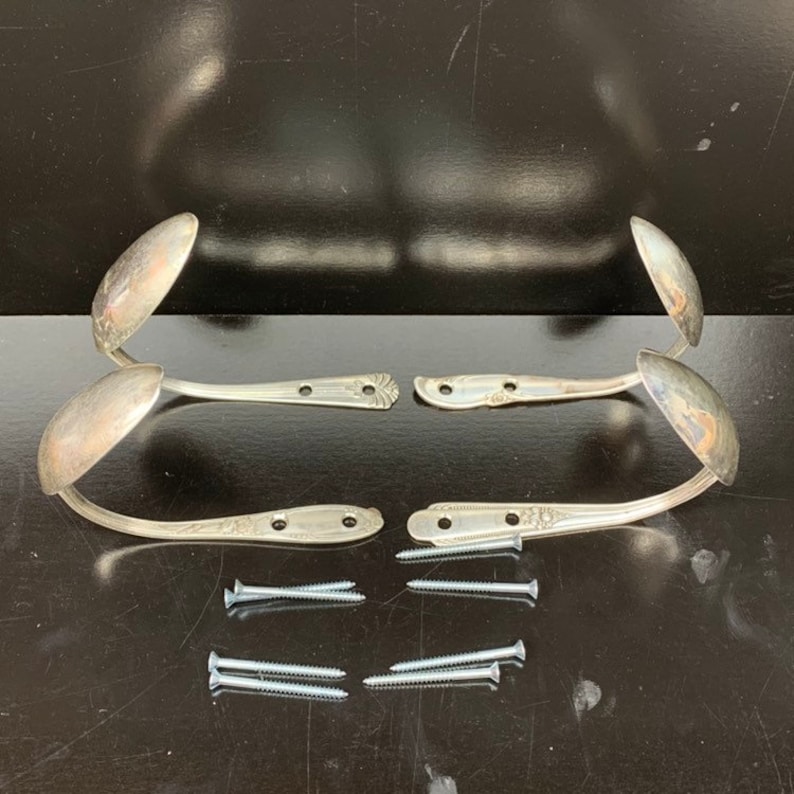 Assorted Mixed Hooks Fork Spoon Medium Duty Hangers W/screws Etsy